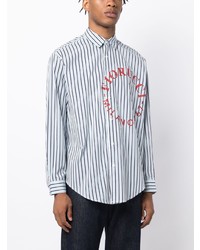 Fiorucci Striped Logo Print Shirt