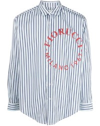 Fiorucci Striped Logo Print Shirt