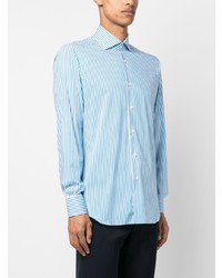Barba Striped Long Sleeve Cotton Shirt
