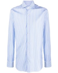 Barba Striped Long Sleeve Cotton Shirt