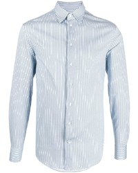 Emporio Armani Striped Long Sleeved Shirt