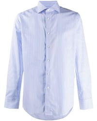 Canali Striped Print Shirt