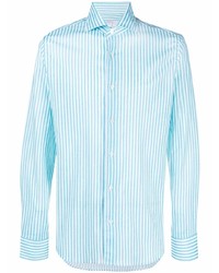 Fedeli Striped Spread Collar Shirt