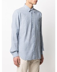 Aspesi Textured Vertical Stripe Shirt
