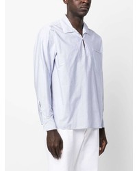 Orlebar Brown Thwaites Striped Long Sleeved Shirt