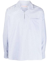 Orlebar Brown Thwaites Striped Long Sleeved Shirt