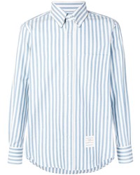 Thom Browne University Stripe Herringbone Shirt