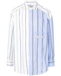 Feng Chen Wang Vertical Stripe Long Sleeve Shirt