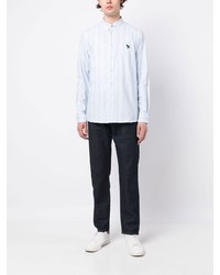 PS Paul Smith Vertical Striped Print Cotton Shirt