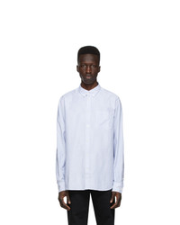 Norse Projects White And Blue Oxford Anton Shirt