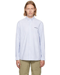 thisisneverthat White Blue Cotton Shirt