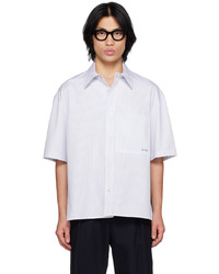 Wooyoungmi White Striped Shirt