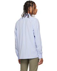 Another Aspect Blue Stripe Shirt