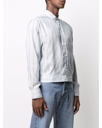 Lanvin Striped Silk Overshirt