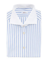 Light Blue Vertical Striped Shirt