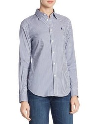Polo Ralph Lauren Andrew Kendal Stretch Slim Fit Striped Shirt