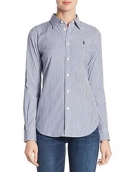Polo Ralph Lauren Andrew Kendal Stretch Slim Fit Striped Shirt