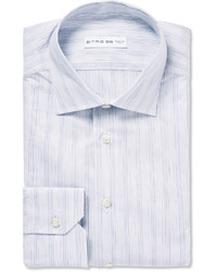 Etro Slim Fit Striped Cotton And Linen Blend Shirt