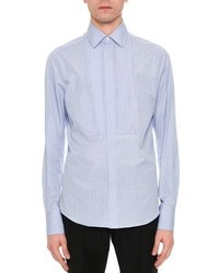 Valentino Striped Cotton Bib Shirt
