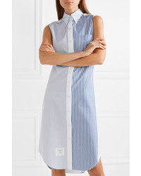 Thom Browne Striped Cotton Poplin Dress