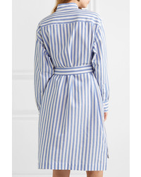 Acne Studios Striped Cotton Poplin Dress