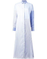 EACH X OTHER Striped Midi Shirt Dress