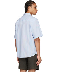 De Bonne Facture Blue Organic Cotton Shirt