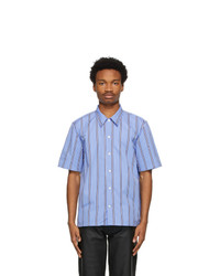 Sunflower Blue Striped Space Short Sleeve Shirt
