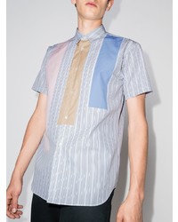 Comme Des Garcons SHIRT Comme Des Garons Shirt Panelled Pinstripe Shirt