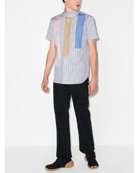 Comme Des Garcons SHIRT Comme Des Garons Shirt Panelled Pinstripe Shirt