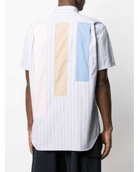 Comme Des Garcons SHIRT Comme Des Garons Shirt Stripe Print Short Sleeved Shirt