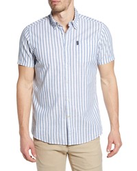 Barbour Farmby Stripe Short Sleeve Button Up Shirt