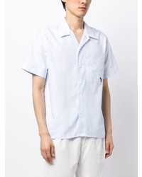 PS Paul Smith Logo Embroidered Striped Shirt