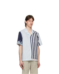 Paul Smith Multicolor Contrast Stripe Short Sleeve Shirt