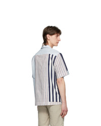 Paul Smith Multicolor Contrast Stripe Short Sleeve Shirt