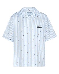 Prada Polka Dot Striped Shirt