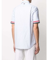 Thom Browne Rwb Stripe Short Sleeve Shirt