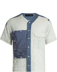 Longjourney Scout Striped Short Sleeved Cotton Shirt