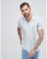 Siksilk Shirt In Pastel Stripe