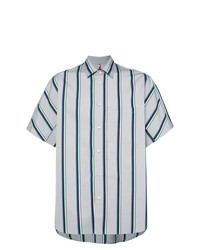 Oamc Short Sleeve Striped Shirt
