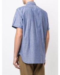 Kent & Curwen Short Sleeved Mix Stripe Shirt