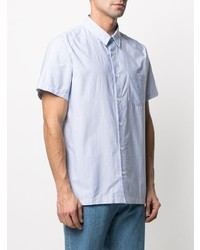 A.P.C. Short Sleeved Pinstripe Cotton Shirt