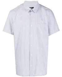A.P.C. Stripe Pattern Cotto Shirt