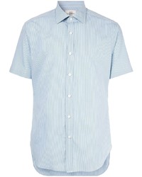 Kent & Curwen Striped Short Sleeve Fitted Shirt