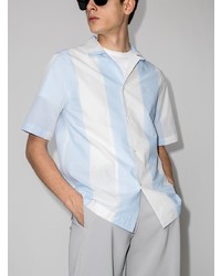 Salvatore Ferragamo Striped Short Sleeve Shirt