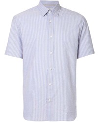 Gieves & Hawkes Striped Short Sleeve Shirt