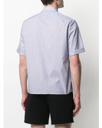 Neil Barrett Vertical Stripe Short Sleeve Shirt