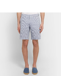 Orlebar Brown Dane Striped Cotton Seersucker Shorts
