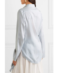 Loewe Asymmetric Striped Silk Shirt