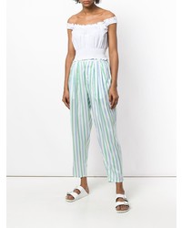 Thierry Colson Striped Tapered Trousers